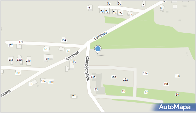 Tarnowskie Góry, Olimpijczyków, 21, mapa Tarnowskie Góry