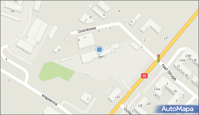 Toruń, Olsztyńska, 135, mapa Torunia