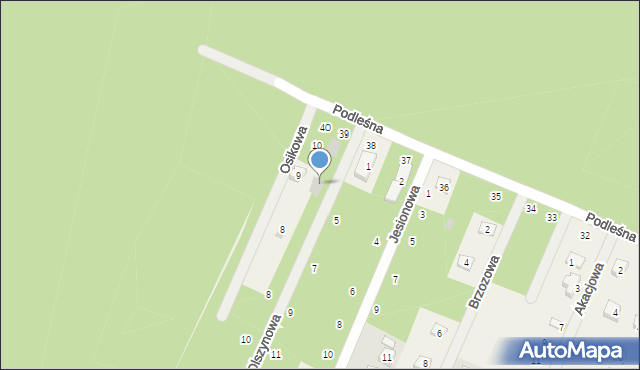 Tresta, Olszynowa, 4, mapa Tresta