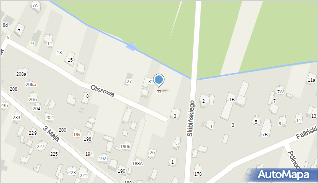 Truskaw, Olszowa, 33, mapa Truskaw