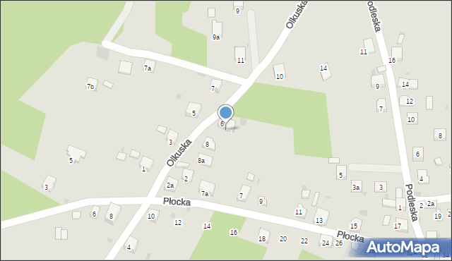 Trzebinia, Olkuska, 6a, mapa Trzebinia