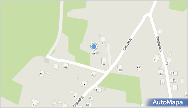 Trzebinia, Olkuska, 9a, mapa Trzebinia