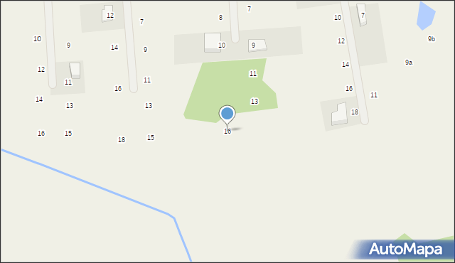 Żelechów, Oliwkowa, 16, mapa Żelechów