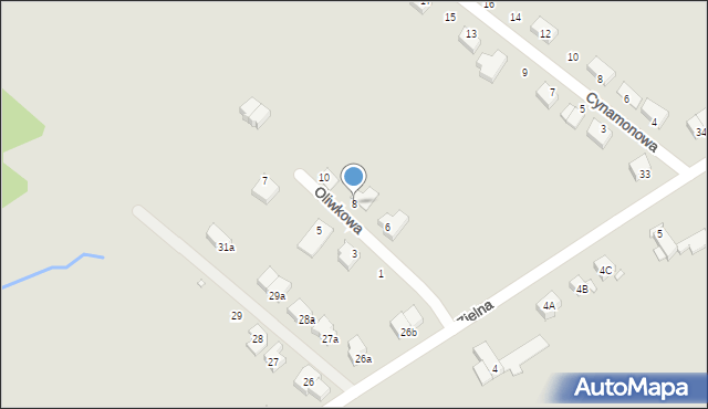 Zgorzelec, Oliwkowa, 8, mapa Zgorzelec