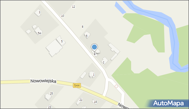 Kruki, Omulewska, 4, mapa Kruki