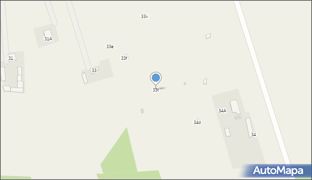 Omięciny, Omięciny, 33t, mapa Omięciny