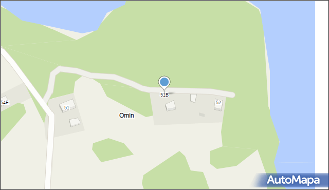 Omin, Omin, 51B, mapa Omin