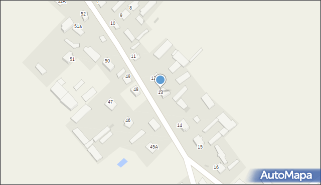 Omule, Omule, 13, mapa Omule