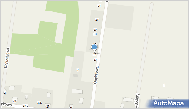 Henrykowo, Onyksowa, 15, mapa Henrykowo