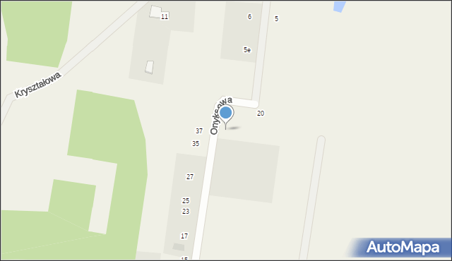 Henrykowo, Onyksowa, 18, mapa Henrykowo