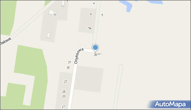 Henrykowo, Onyksowa, 20, mapa Henrykowo