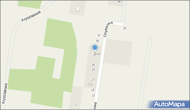 Henrykowo, Onyksowa, 27, mapa Henrykowo