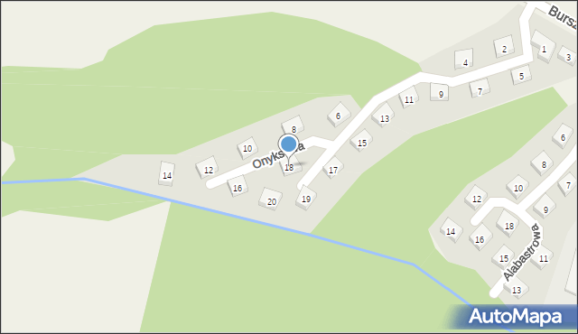 Kamień, Onyksowa, 18, mapa Kamień