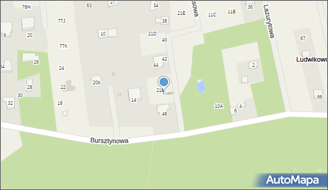 Ludwikowo, Onyksowa, 46, mapa Ludwikowo