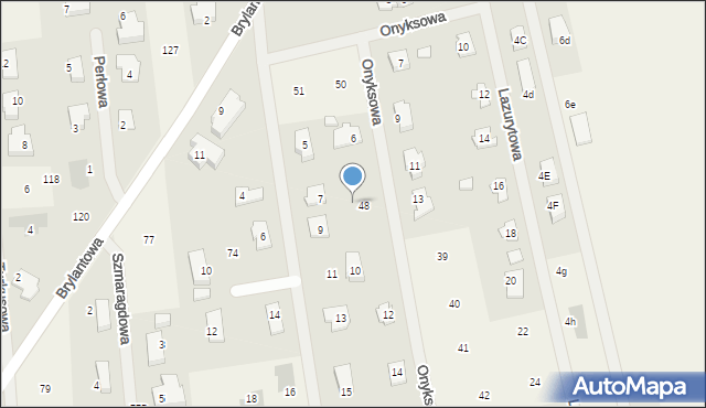 Ludwikowo, Onyksowa, 8, mapa Ludwikowo