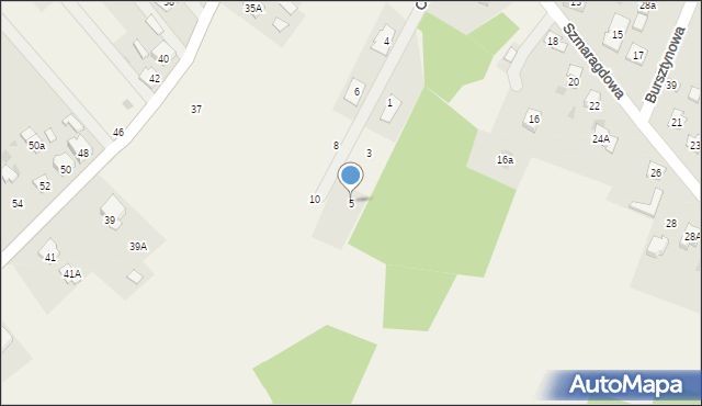 Nowe Pieścirogi, Onyksowa, 5, mapa Nowe Pieścirogi