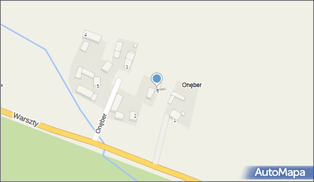 Onęber, Onęber, 6, mapa Onęber