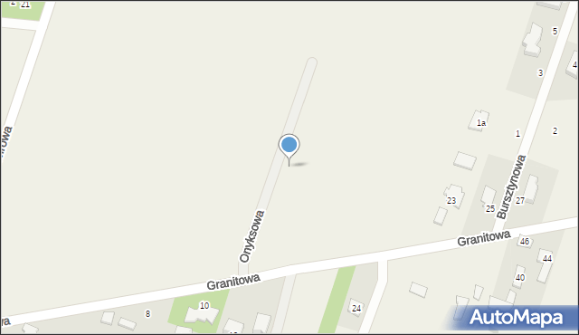 Trzciany, Onyksowa, 4, mapa Trzciany