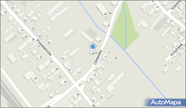 Baborów, Opawska, 10, mapa Baborów