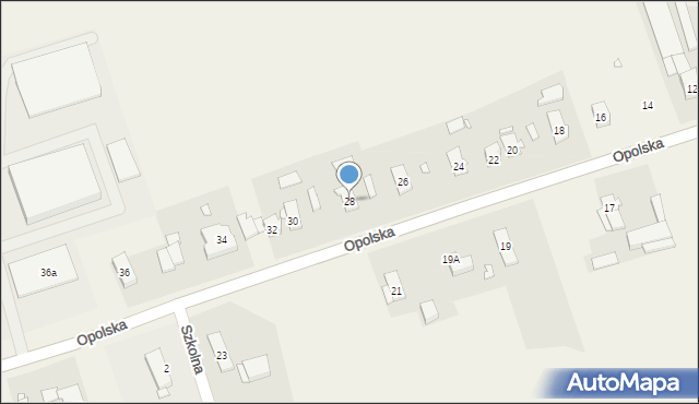 Błachów, Opolska, 28, mapa Błachów