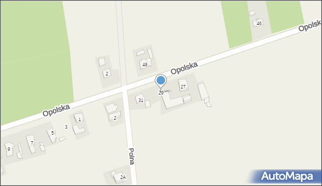 Błachów, Opolska, 29, mapa Błachów