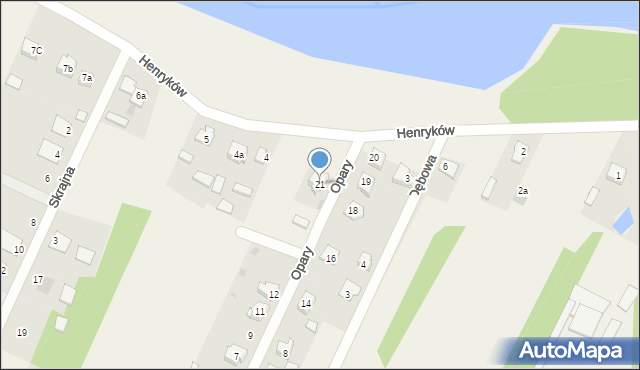 Bliżyn, Opary Jana, 21, mapa Bliżyn