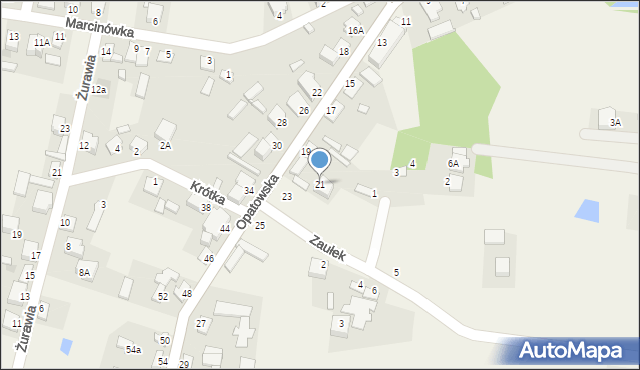 Bodzechów, Opatowska, 21, mapa Bodzechów
