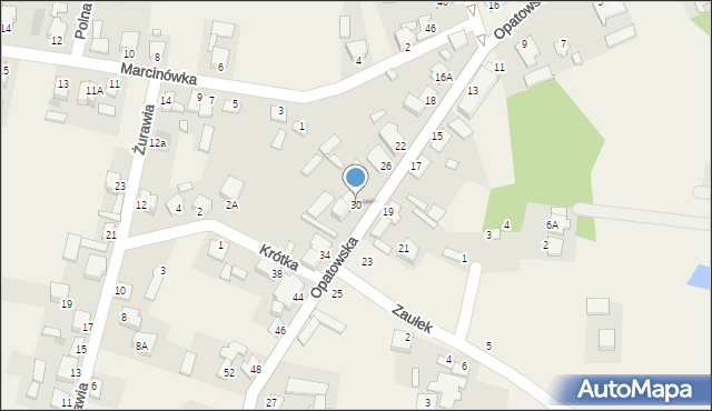 Bodzechów, Opatowska, 30, mapa Bodzechów