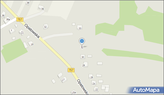 Bogoria, Opatowska, 31, mapa Bogoria