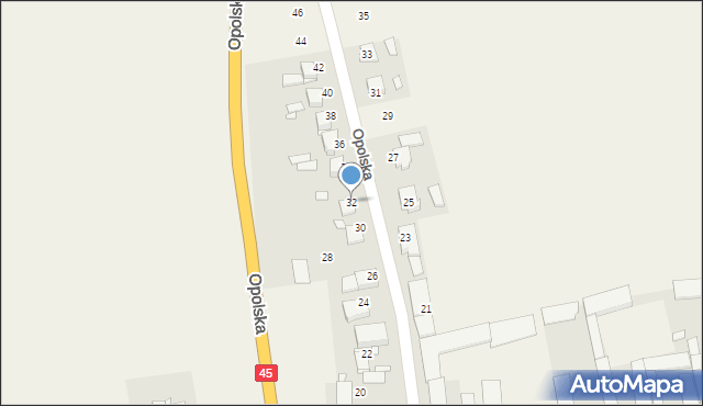 Boguszyce, Opolska, 32, mapa Boguszyce