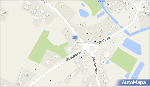 Chodel, Opolska, 1, mapa Chodel