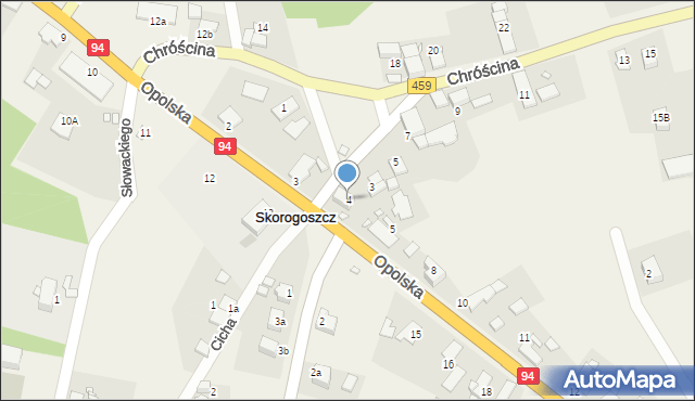 Chróścina, Opolska, 4, mapa Chróścina