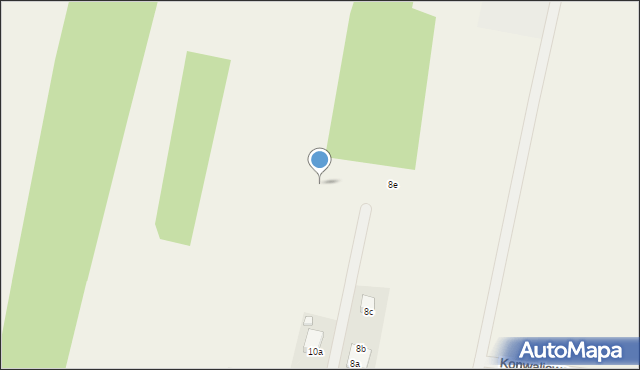 Chrośla, Optymistów, 12c, mapa Chrośla