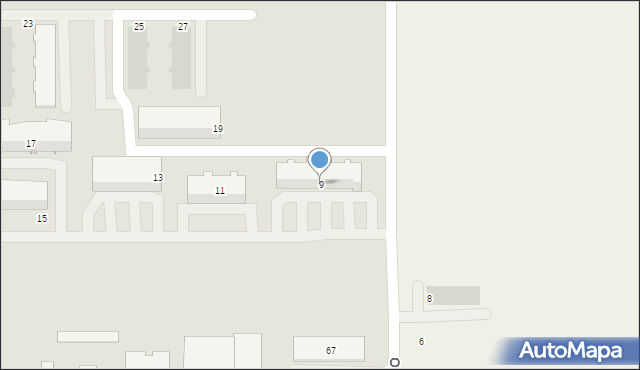 Ciechanów, Opinogórska, 9, mapa Ciechanów