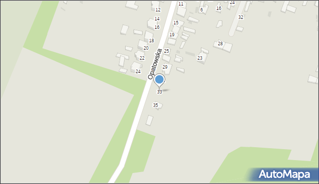 Ćmielów, Opatowska, 33, mapa Ćmielów