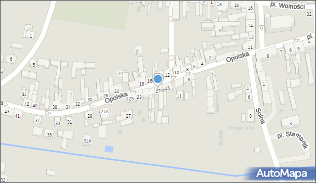 Dobrodzień, Opolska, 17, mapa Dobrodzień