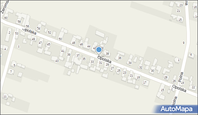 Dziedzice, Opolska, 33, mapa Dziedzice