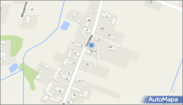 Dziekaństwo, Opolska, 27, mapa Dziekaństwo