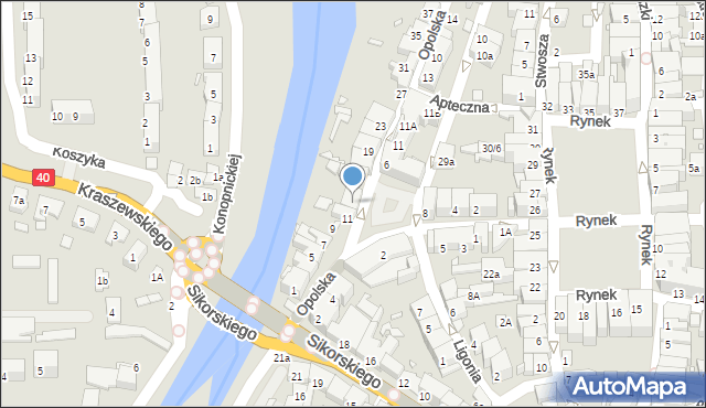 Głuchołazy, Opolska, 13, mapa Głuchołazy