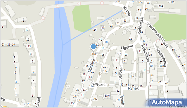 Głuchołazy, Opolska, 37a, mapa Głuchołazy