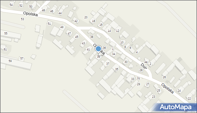 Grocholub, Opolska, 39, mapa Grocholub