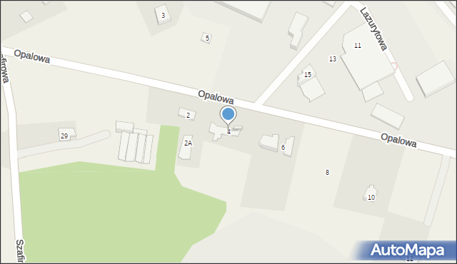 Gronowo Górne, Opalowa, 4, mapa Gronowo Górne