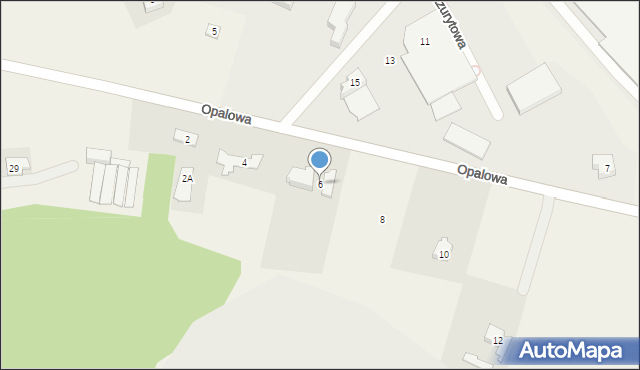 Gronowo Górne, Opalowa, 6, mapa Gronowo Górne