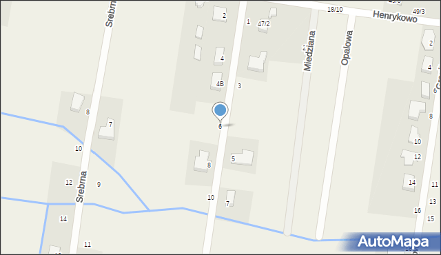 Henrykowo, Opalowa, 6, mapa Henrykowo