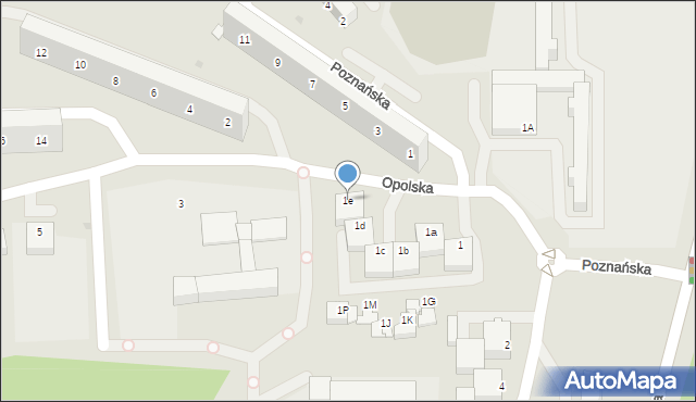 Jastrzębie-Zdrój, Opolska, 1e, mapa Jastrzębie-Zdrój