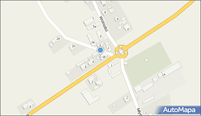 Jełowa, Opolska, 2c, mapa Jełowa