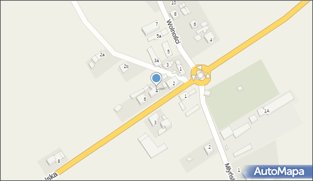 Jełowa, Opolska, 4, mapa Jełowa