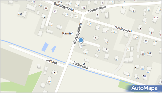 Kamień, Opalowa, 2, mapa Kamień