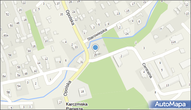 Karczmiska Pierwsze, Opolska, 20, mapa Karczmiska Pierwsze