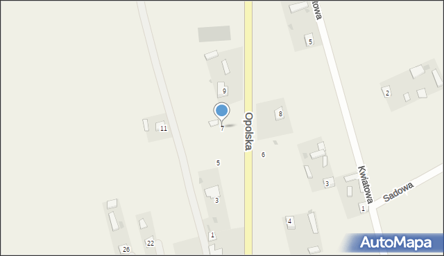 Karczmiska Pierwsze, Opolska, 7, mapa Karczmiska Pierwsze